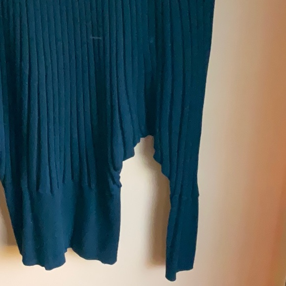 KENNETH COLE Black Cotton/Wool Blend Boat Neck Sweater sz M - Picture 3 of 7